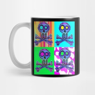 Game Over Skull and Cross Bones by LowEndGraphics Mug